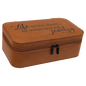 7 1/2" X 4 1/2" Rawhide Laserable Leatherette Jewelry Box (Sold by Case of 6)