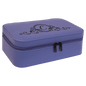 7 1/2" X 4 1/2" Purple Laserable Leatherette Jewelry Box (Sold by Case of 6)