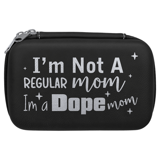 7" x 4" x 2 1/2" Black/Silver Smoke Case (Sold by Case of 6)