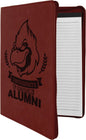 9 1/2" x 12" Rose with Zipper Laserable Leatherette Portfolio with Notepad (Sold by Case of 4)