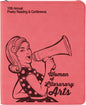 9 1/2" x 12" Pink with Zipper Laserable Leatherette Portfolio with Notepad (Sold by Case of 4)