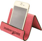 3 1/2" x 2 1/2" Pink Laserable Leatherette Holder Easel (Sold by Case of 6)