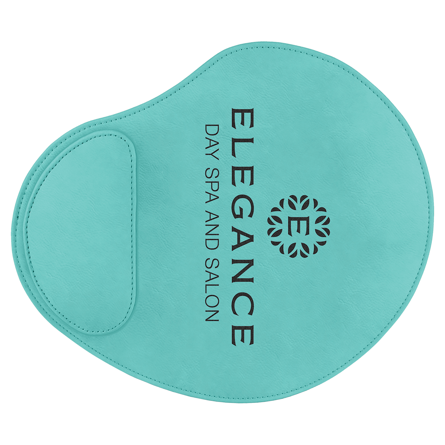 9" x 10 1/4" Teal Laserable Leatherette Mouse Pad (Sold by Case of 6)