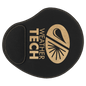 9" x 10 1/4" Black/Gold Laserable Leatherette Mouse Pad (Sold by Case of 6)