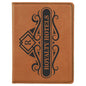 4 1/4" x 5 1/2" Rawhide Laserable Leatherette Passport Holder (Sold by Case of 6)