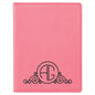 4 1/4" x 5 1/2" Pink Laserable Leatherette Passport Holder (Sold by Case of 6)