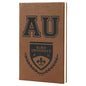 5 1/4" x 8 1/4" Dark Brown Laserable Leatherette Journal with Lined Notepad (Sold by Case of 4)