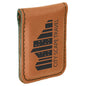 1 3/4" x 2 1/2" Rawhide Laserable Leatherette Money Clip (Sold by Case of 10)