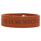 8 1/2" x 3/4" Rawhide Laserable Leatherette Youth Cuff Bracelet (Sold by Case of 10)