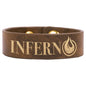 8 1/2" x 3/4" Rustic/Gold Laserable Leatherette Youth Cuff Bracelet (Sold by Case of 10)