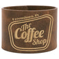 9 1/2" x 2" Rustic/Gold Laserable Leatherette Cuff Bracelet (Sold by Case of 10)