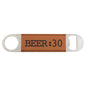 1 1/2" x 7" Rawhide Laserable Leatherette Bottle Opener (Sold by Case of 25)
