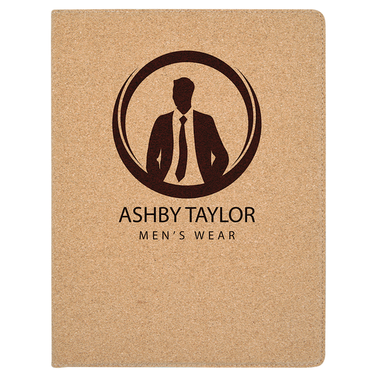 9 1/2" x 12" Cork Portfolio with Notepad (Sold by Case of 4)