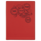 7" x 9" Red Laserable Leatherette Small Portfolio with Notepad (Sold by Case of 4)