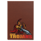 5 1/4" x 8 1/4" Football Laserable Leatherette Journal with Lined Notepad (Sold by Case of 4)