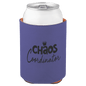 3 3/4" Purple Laserable Leatherette Beverage Holder (Sold by Case of 25)