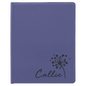 9 1/2" x 12" Purple Laserable Leatherette Portfolio with Notepad (Sold by Case of 4)