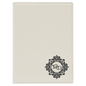 7" x 9" White Laserable Leatherette Small Portfolio with Notepad (Sold by Case of 4)