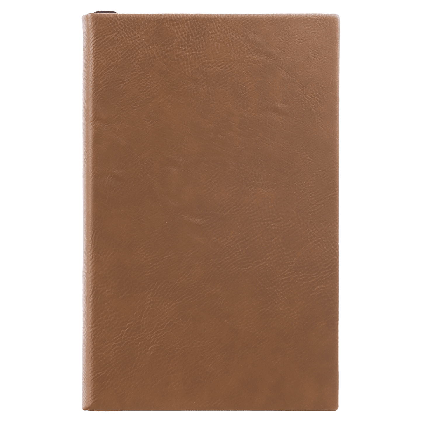 5 3/8" x 8 1/4" Dark Brown Leatherette 110 Page Bound Journal with Ribbon Bookmark (Sold by Case of 4)