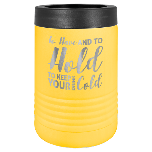 Polar Camel Yellow Stainless Steel Vacuum Insulated Beverage Holder (Sold by Case of 24)