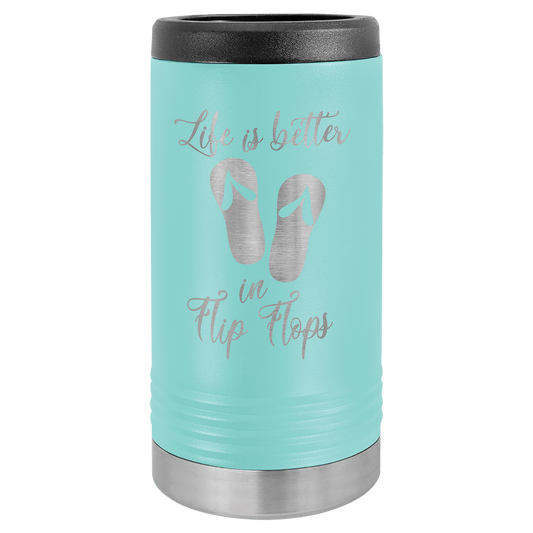 Polar Camel Teal Slim Beverage Holder (Sold by Case of 24)