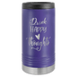 Polar Camel Purple Slim Beverage Holder (Sold by Case of 24)