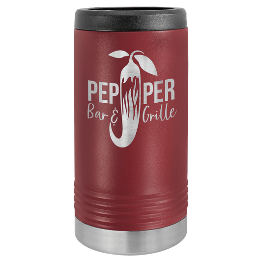 Polar Camel Maroon Slim Beverage Holder (Sold by Case of 24)