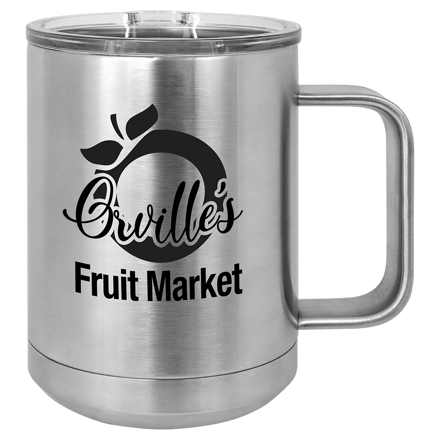 Polar Camel 15 oz. Stainless Steel Vacuum Insulated Mug with Slider Lid (Sold by Case of 12)