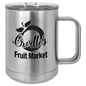 Polar Camel 15 oz. Stainless Steel Vacuum Insulated Mug with Slider Lid (Sold by Case of 12)