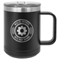 Polar Camel 15 oz. Black Vacuum Insulated Mug with Slider Lid (Sold by Case of 12)
