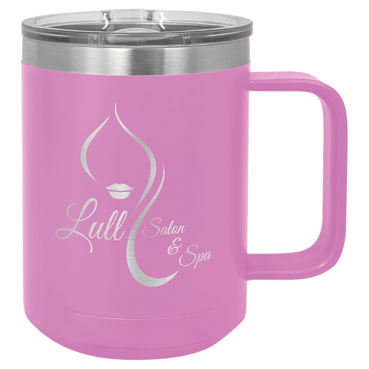 Polar Camel 15 oz. Light Purple Vacuum Insulated Mug with Slider Lid (Sold by Case of 12)