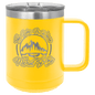 Polar Camel 15 oz. Yellow Vacuum Insulated Mug with Slider Lid (Sold by Case of 12)