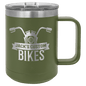 Polar Camel 15 oz. Olive Green Vacuum Insulated Mug with Slider Lid (Sold by Case of 12)