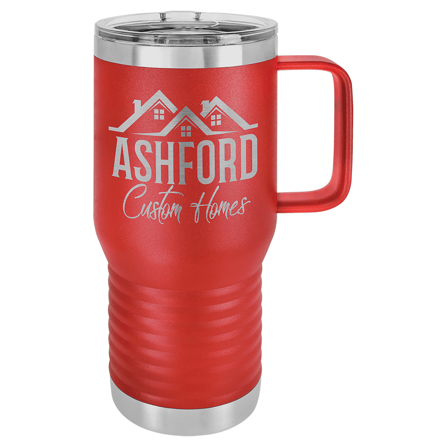 Polar Camel 20 oz. Red Vacuum Insulated Travel Mug with Slider Lid (Sold by Case of 24)
