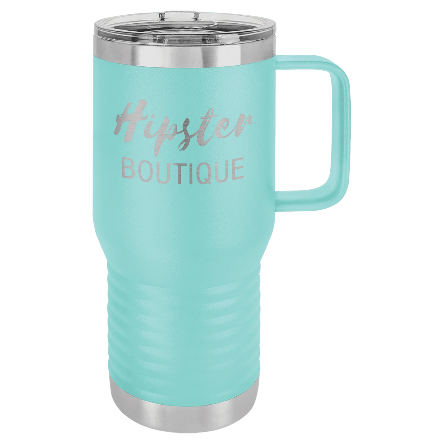 Polar Camel 20 oz. Teal Vacuum Insulated Travel Mug with Slider Lid (Sold by Case of 24)