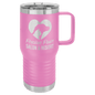 Polar Camel 20 oz. Light Purple Vacuum Insulated Travel Mug with Slider Lid (Sold by Case of 24)