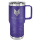 Polar Camel 20 oz. Purple Vacuum Insulated Travel Mug with Slider Lid (Sold by Case of 24)