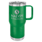 Polar Camel 20 oz. Green Vacuum Insulated Travel Mug with Slider Lid (Sold by Case of 24)