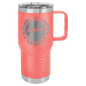 Polar Camel 20 oz. Coral Vacuum Insulated Travel Mug with Slider Lid (Sold by Case of 24)