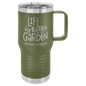 Polar Camel 20 oz. Olive Green Vacuum Insulated Travel Mug with Slider Lid (Sold by Case of 24)