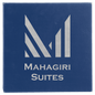 14" x 14" Blue/Silver Laserable Leatherette Wall Decor with Sawtooth Hanger (Sold by Case of 6)