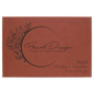12" x 18" Rose Laserable Leatherette Wall Decor with Sawtooth Hanger (Sold by Case of 6)