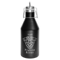 Polar Camel 64 oz. Black Vacuum Insulated Growler with Swing-Top Lid (Sold by Case of 4)