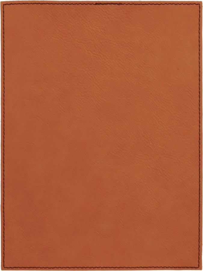 6" x 8" Rawhide Leatherette Plaque Plate (Sold by Case of 6)