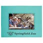 4" x 6" Teal Laserable Leatherette Photo Frame (Sold by Case of 12)