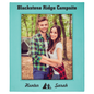 8" x 10" Teal Laserable Leatherette Photo Frame (Sold by Case of 6)