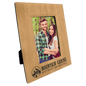 4" x 6" Bamboo Laserable Leatherette Photo Frame (Sold by Case of 12)