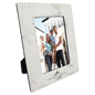 5" x 7" White Marble Laserable Leatherette Photo Frame (Sold by Case of 12)