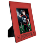 5" x 7" Red Laserable Leatherette Photo Frame (Sold by Case of 12)