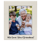 8" x 10" White Laserable Leatherette Photo Frame (Sold by Case of 6)